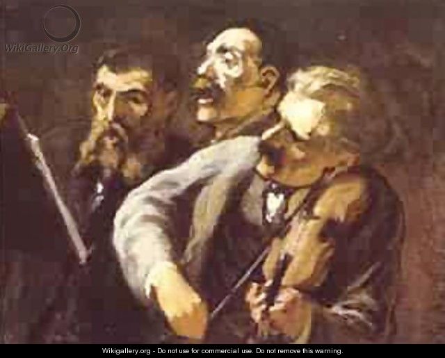 Three Amateur Musicians 1864-65 - Honoré Daumier
