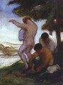 Bathers 1852-53 - Honoré Daumier