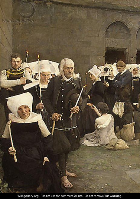 The Pardon in Brittany 1886 - Pascal Adolphe Jean Dagnan-Bouveret