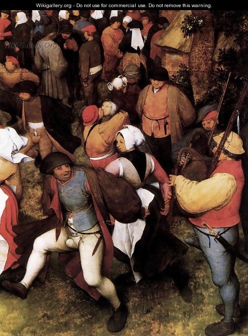 Wedding Dance in the Open Air (detail) 1566 - Jan The Elder Brueghel
