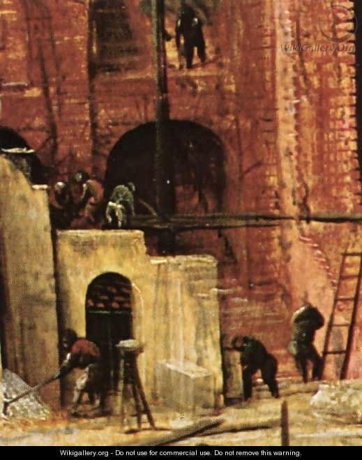 The Tower of Babel (detail) 1563 8 - Jan The Elder Brueghel