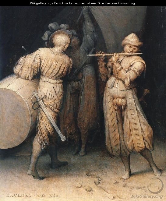 The Three Soldiers 1568 - Jan The Elder Brueghel