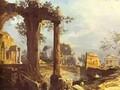 Capriccio View With Ruins 1740 - (Giovanni Antonio Canal) Canaletto