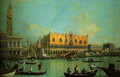 A View of the Ducal Palace in Venice - (Giovanni Antonio Canal) Canaletto