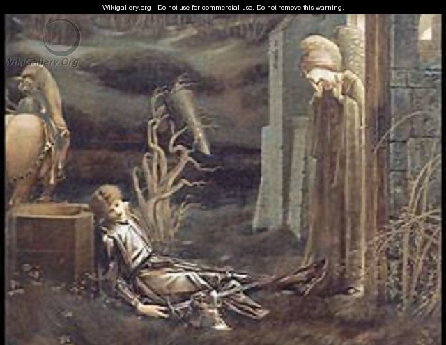 The Dream of Launcelot at the Chapel of the San Graal 2 - Sir Edward Coley Burne-Jones