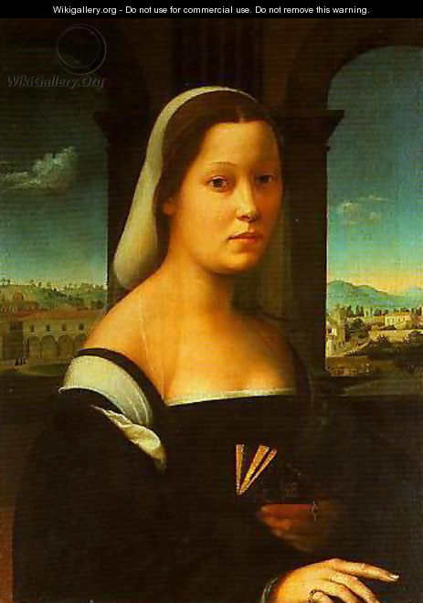 Portrait of a Woman (The Nun) - Giuliano Bugiardini