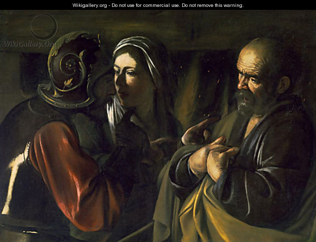 The Denial of Saint Peter - Michelangelo Merisi da Caravaggio