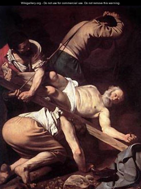 The Crucifixion of Saint Peter - Michelangelo Merisi da Caravaggio