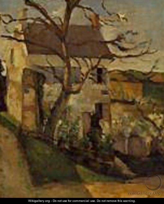 The House and the Tree 1873 187 - Paul Cezanne