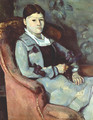 Artist's Wife in an Armchair - Paul Cezanne