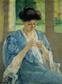 Augusta Sewing Before a Window 1905 - Mary Cassatt