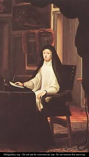 Queen Mary Anne Of Austria As A Widow 1669 - John Lafarge