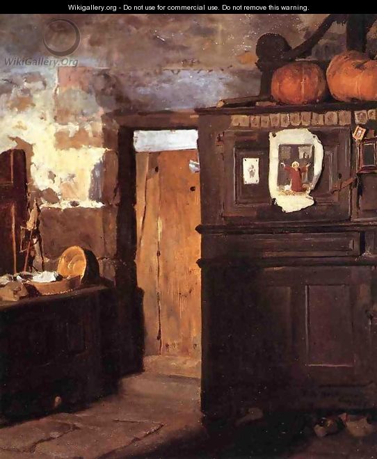 Cottage Interior 1869 - F. A. Bridgeman