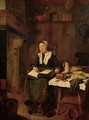 Woman Asleep in a Chair - Quiringh Gerritsz. van Brekelenkam