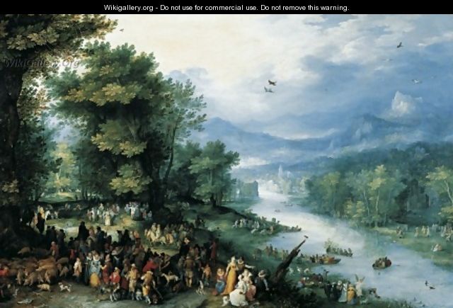 Landscape with Young Tobias 1598 - Jan The Elder Brueghel