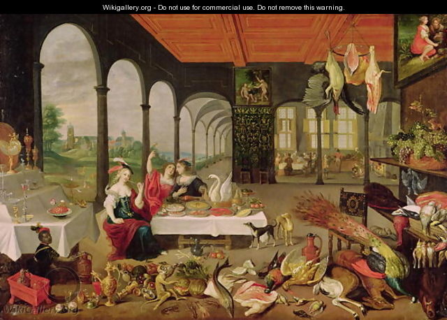 Allegory of Taste - Jan The Elder Brueghel