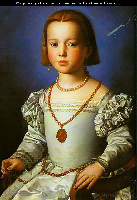 Portrait of Bia - Agnolo Bronzino