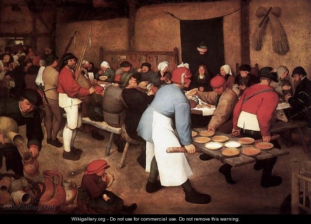Peasant Wedding 1567 - Jan The Elder Brueghel