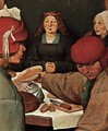 Peasant Wedding (detail) 1567 - Jan The Elder Brueghel