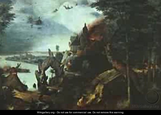 Landscape With The Temptation Of Saint Anthony 1555-58 - Jan The Elder Brueghel
