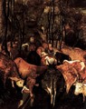 The Return of the Herd (detail) 1565 2 - Jan The Elder Brueghel