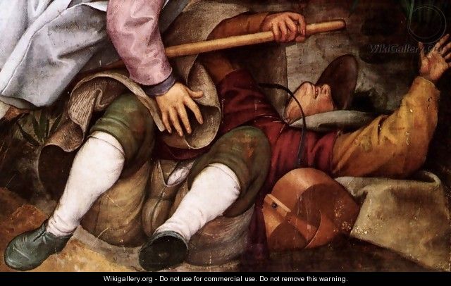The Parable of the Blind Leading the Blind (detail) 1568 5 - Jan The Elder Brueghel