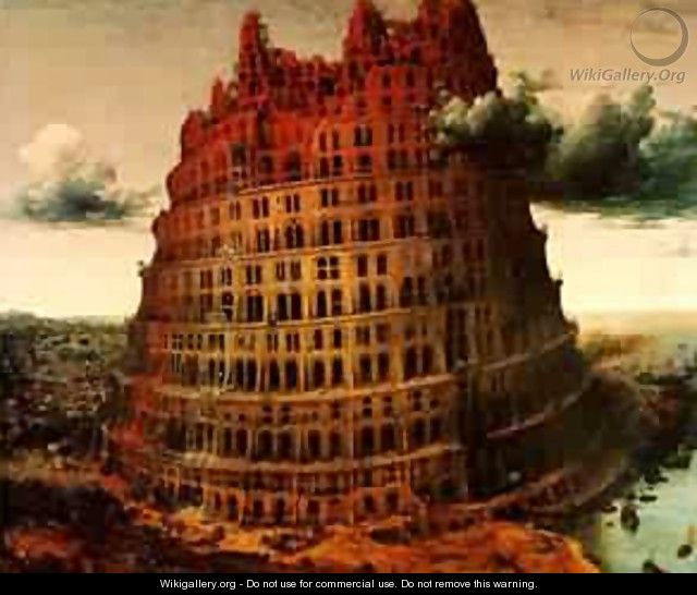 The Little Tower Of Babel C1563 - Jan The Elder Brueghel