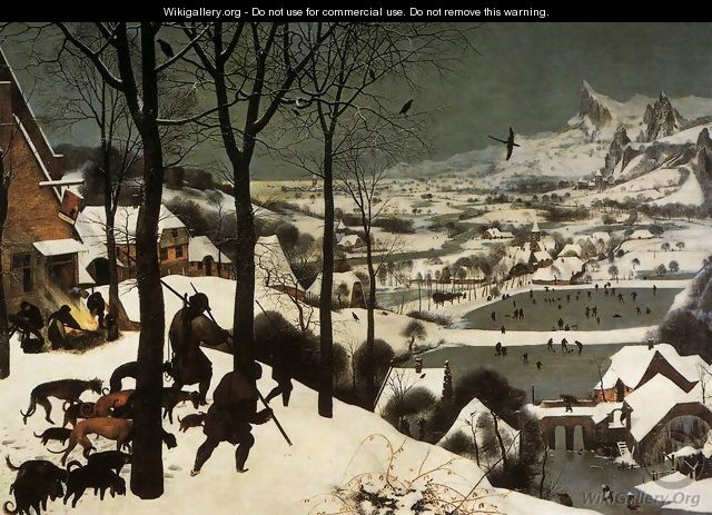 The Hunters in the Snow (January) 1565 - Jan The Elder Brueghel