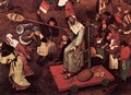 The Fight between Carnival and Lent (detail) 1559 2 - Jan The Elder Brueghel