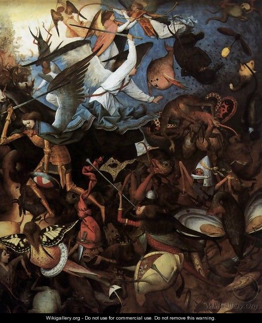 The Fall of the Rebel Angels (detail) 1562 - Jan The Elder Brueghel