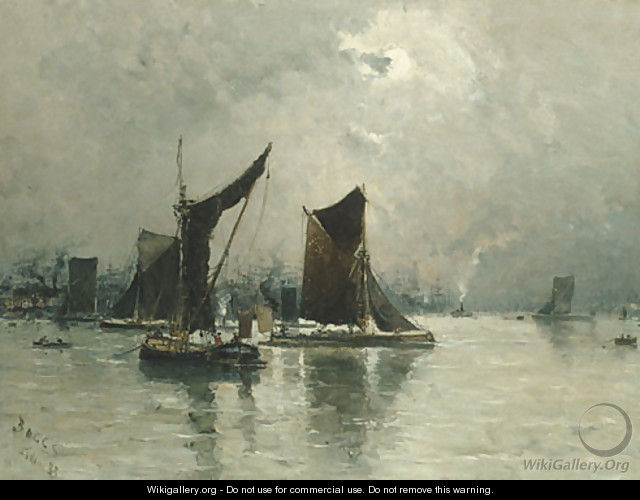 On the Thames 1883 - Frank Myers Boggs