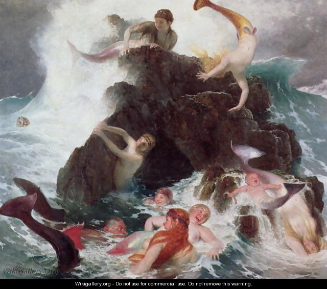 Mermaids at Play 1886 - Arnold Böcklin