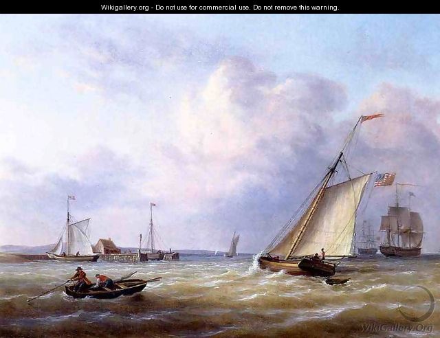 Philadelphia Harbor 1840 - Thomas Birch
