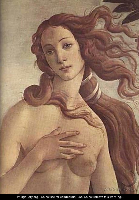 The Birth Of Venus (Detail) C1485 - Sandro Botticelli (Alessandro Filipepi)