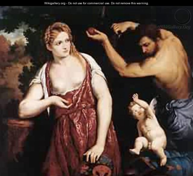 Venus And Mars With Cupid 1559-60 - Orazio Borgianni