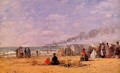 The Beach at Trouville 1868 - Eugène Boudin