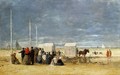 On the Beach 1867 - Eugène Boudin