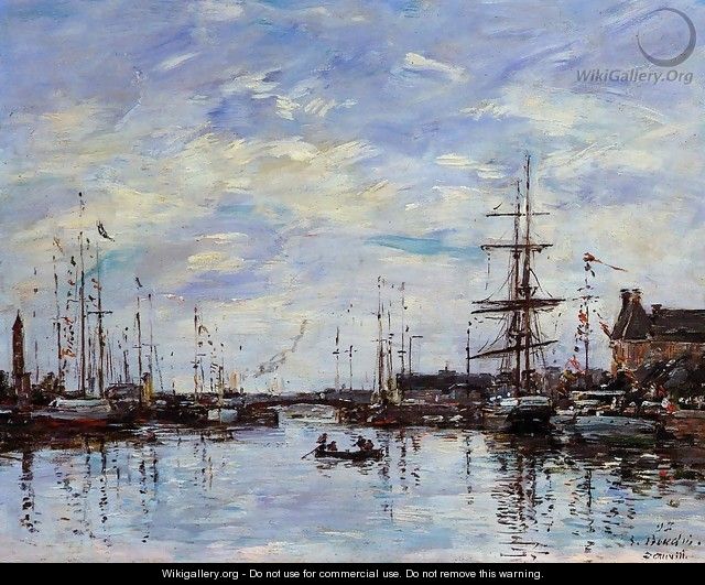 Deauville the Basin 1892 - Eugène Boudin