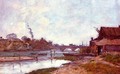 Bridge on the River Touques at Deauville 1895 - Eugène Boudin