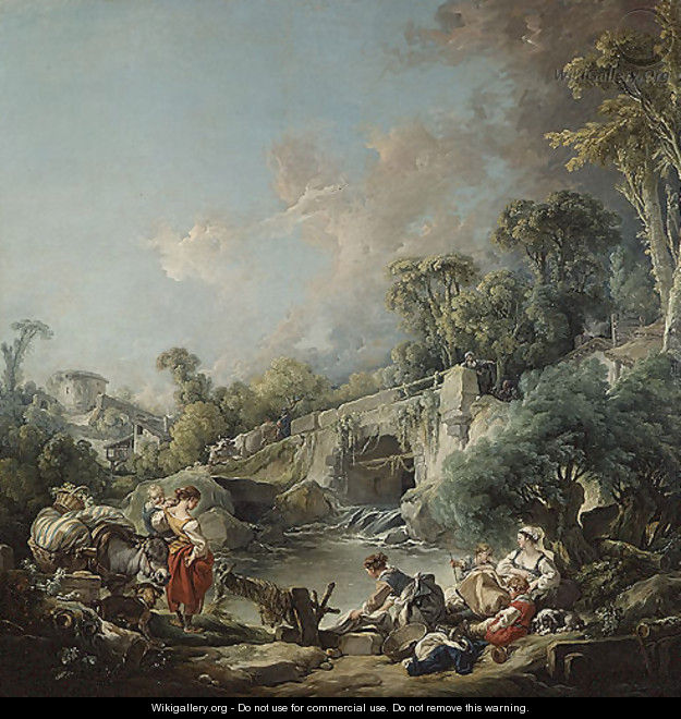 Washerwomen 1768 - François Boucher