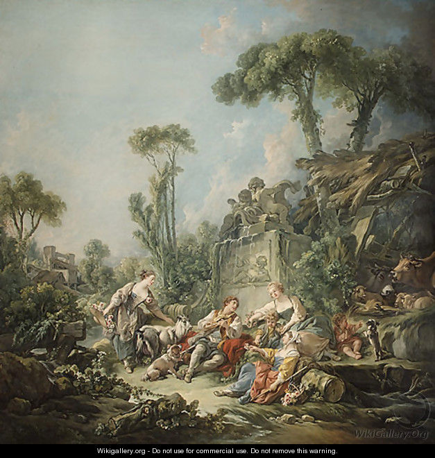 Shepherds Idyll 1768 - François Boucher