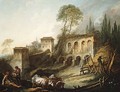 Capriccio View from the Campo Vaccino 1734 - François Boucher
