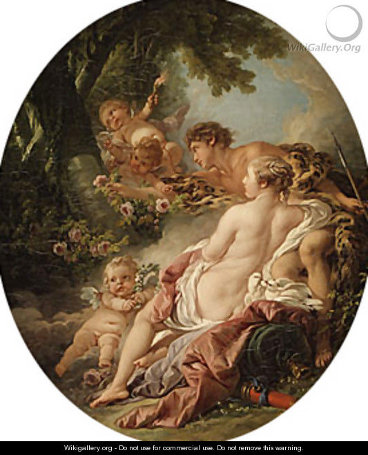 Angelica and Medoro 1763 - François Boucher
