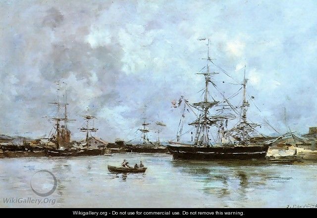 The Port of Bordeaux 1875 - Eugène Boudin