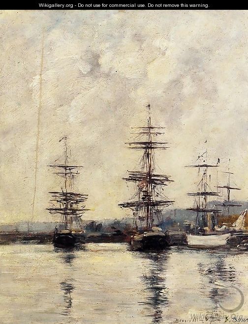 The Port at Saint-Vaast-la-Houghe 1892 - Eugène Boudin