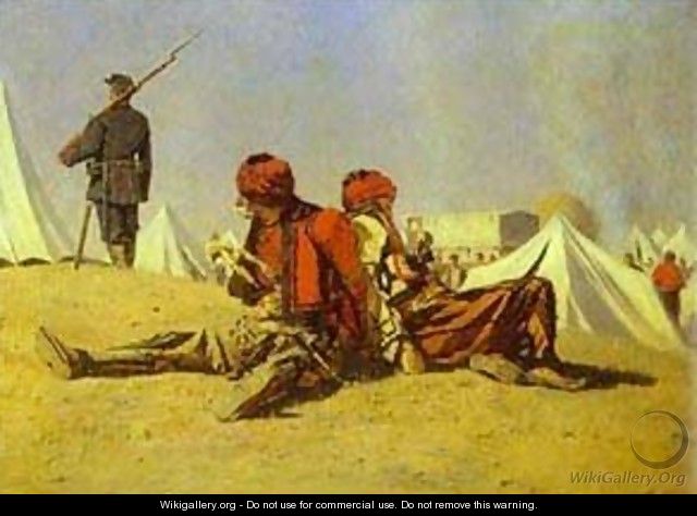 Two Hawks (Bashibazouks) 1878-1879 - Vasili Vasilyevich Vereshchagin