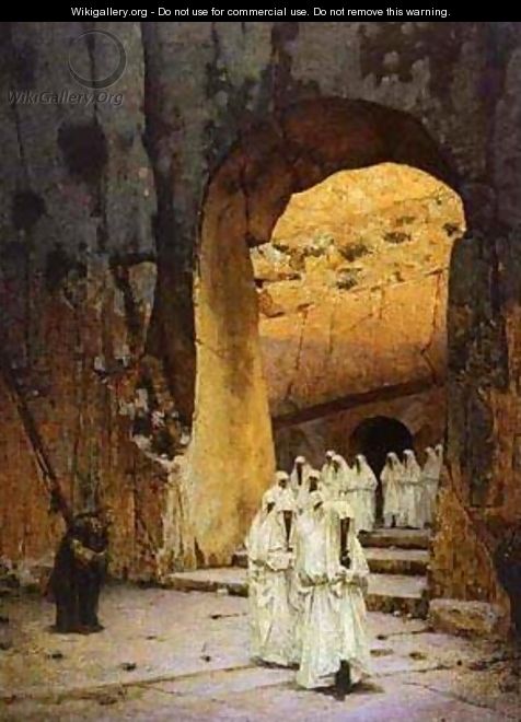 Jerusalem Kings Tombs 1884-1885 - Vasili Vasilyevich Vereshchagin