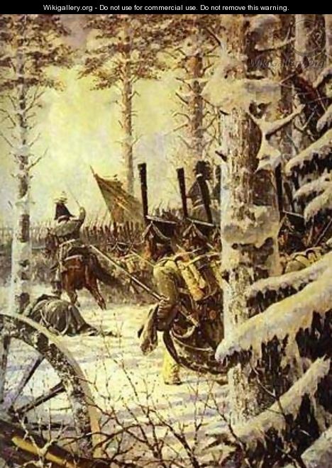 Bayonet Charge 1887-1895 - Vasili Vasilyevich Vereshchagin
