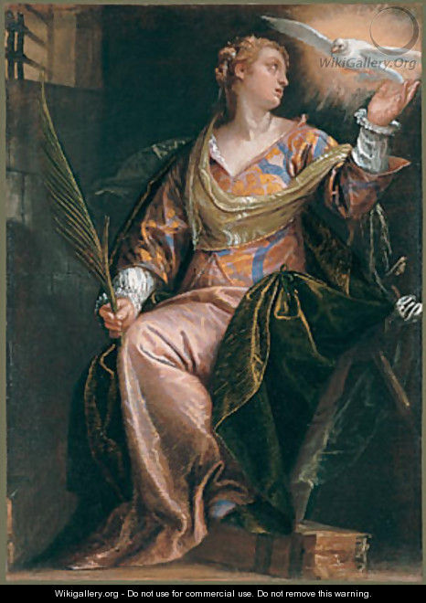 Saint Catherine of Alexandria in Prison ca 1580 - Paolo Veronese (Caliari)