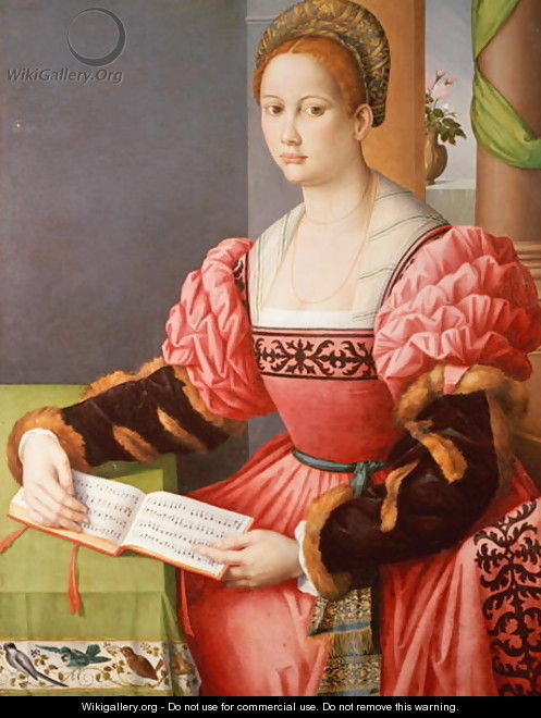 Portrait of a Lady - (circle of) Ubertini, (Bacchiacca)